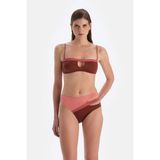 Dagi Kahverengi Yüksek Bel Bikini Alt - 36