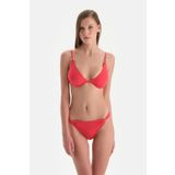 Dagi Kırmızı Üçgen Bikini Üst
