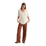 Dagi Kordonlu Bol Paça Rayon Karışımlı Pantolon, XL, 26SW15477BB, Kiremit, Kadın