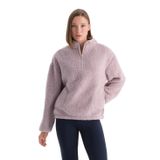 Dagi Mint Yeşili Kadın Yarım Fermuarlı Sweatshırt
