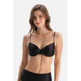 Dagi Siyah Kaplı Bikini Üst - 40
