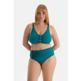 Dagi Yeşil Yüksek Bel Bikini Alt