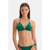Dagi Zümrüt Yeşil Üçgen Bikini Üst