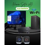 Dagmor 400W BN2015087 H110 Anakart Intel I5 6 8gb Ddr4 120GB SSD 27' Monitör Wifi Full Set - Siyah - 27 inç