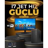 Dagmor 500W BN2015321 H110 Anakart Intel I7 6 16GB Ram Ddr4 500GB M2 Nvme 27' Monitör Wifi Kablosuz Set - Siyah - 27 inç
