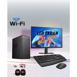 Dagmor BN2015062 Intel I5 4 16GB Ram 240GB SSD 21.5'' Ekran Full Set Masaüstü Bilgisayar - Siyah - 21,5 inç LED
