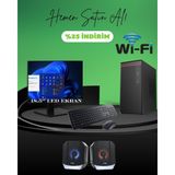 Dagmor BN2015075 H110 Anakart Intel I5 6 16GB Ddr4 500GB M2 Nvme 18.5' Monitör Wifi Full Set - Siyah - 18,5 inç LCD Monitör