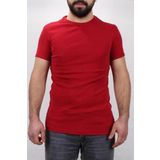 Dagoster 4604 Kırmızı Bisiklet Yaka Erkek Tshirt