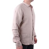 Dagoster DMG23-128281 Taş Günlük Normal Kalıp Uzun Kol Erkek Gömlek - 2XL