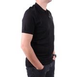 Dagoster DMG23-511228 Siyah Günlük Fermuarlı Polo Yaka Erkek Tişört
