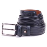 Dagoster DMK26-305DG Lacivert Hakiki Deri Erkek Kemer