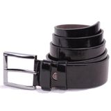 Dagoster DMK26-355 Siyah Rugan 4 cm Suni Deri Erkek Kemer DMK26-355 DGSTR SYHRGN
