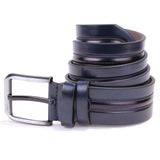 Dagoster DMK26-457 Lacivert 4.5 cm Suni Deri Erkek Kemer DMK26-457 DGSTR LCVRT