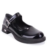 Dagoster Dza07-1004V01 Siyah Rugan Günlük Loafer Kadın Ayakkabı