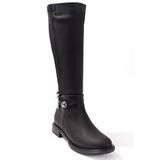 Dagoster DZA07-43621911 Siyah Düz Taban Kadın Çizme