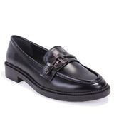 Dagoster DZA07-863705 Siyah Günlük Loafer Kadın Ayakkabı