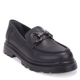 dagoster dza07 90830 siyah gunluk loafer kadin ayakkabi DZA07-90830 DGSTR SYH