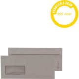Dağtaş Kırtasiye Asil Doğan Diplomat Zarf Pencereli 10.5X24 İ. Kraft 90 Gr Silikonlu 500 Adet