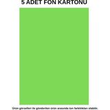 Dağtaş Kırtasiye Fon Kartonu Açık Yeşil 5 Adet 50X70