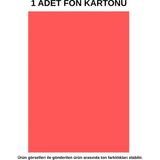 Dağtaş Kırtasiye Fon Kartonu Kırmızı 1 Adet 50X70