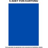 Dağtaş Kırtasiye Fon Kartonu Koyu Mavi 5 Adet 50X70