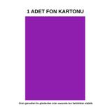 Dağtaş Kırtasiye Fon Kartonu Mor 1 Adet 50X70