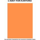 Dağtaş Kırtasiye Fon Kartonu Turuncu 1 Adet 50X70