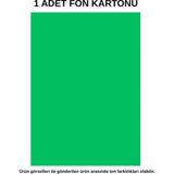 Dağtaş Kırtasiye Fon Kartonu Yeşil 1 Adet 50X70