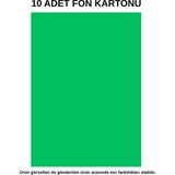 Dağtaş Kırtasiye Fon Kartonu Yeşil 10 Adet 50X70