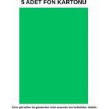 Dağtaş Kırtasiye Fon Kartonu Yeşil 5 Adet 50X70