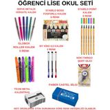 Dağtaş Kırtasiye Lise Okul Seti - Karışık Çok Renkli - 0,4 - kalem