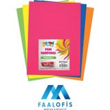Dağtaş Kırtasiye Puti Fon Kartonu Fosforlu 50X70 50 Li Karışık Renk
