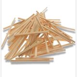 Dağtaş Kırtasiye Ticon Ahşap Kibrit Çöpü 2X2x5 Cm 200'Lü Paket Naturel