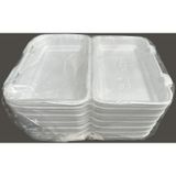 Dagyuce 36D 23.5x15 cm 10 Adet Tek Kullanımlık Köpük İskender Kapaklı Kase Kutu