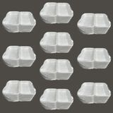 Dagyuce 36D 23.5x15 cm 10x20 Adet Tek Kullanımlık Köpük İskender Kapaklı Kase Kutu