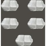 Dagyuce 36D 23.5x15 cm 5x20 Adet Tek Kullanımlık Köpük İskender Kapaklı Kase Kutu