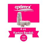 DAĞYÜCE Karton Bardak Küçük Boy 4 Oz Kahve Bardağı 100 Adet