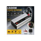 DahaUygunYok 1500W Araç Güç İnverteri 12V DC 220V AC Saf Sinüs İnverter Çevirici Oto Karavan Kamp Güneş Enerjisi Dönüştürücü