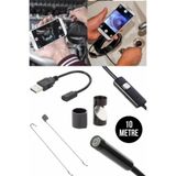 DahaUygunYok HD USB Endoskop Kamera Android Telefon PC Uyumlu IP67 Su Geçirmez Boroskop Muayene Kamerası 8mm