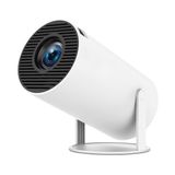 【Dahili Uygulamalar】Elektrikli Odaklı ve Otomatik Anahtar Taşlı Android Akıllı Projektör, WiFi ve Bluetooth'lu Yerel 1080P Film Projektörü, Telefon/Dizüstü Bilgisayar/HDMI/USB için 270° Dönebilen