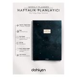 Dahiyen Haftalık Planlayıcı Ajanda - Stellar (A5 Boyut, 1 Yıllık)