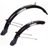 Dahon 20" Ön Arka Çamurluk Set - Siyah - 4.8cm