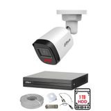 DAHUA 1 Kameralı Gece Görüşlü Su Geçirmez FULL HD Güvenlik Kamerası Seti 1TB
