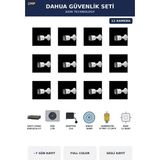Dahua 12 Kameralı 2mp Güvenlik Kamera Seti Gece Renkli Full Color Sesli Bullet 1tb ~7 Gün Kayıt