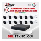 Dahua 12 Kameralı Renkli Gece Görüşlü Full Hd Güvenlik Kamera Seti