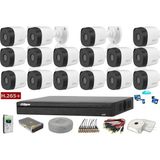 Dahua 16 Kameralı 2 Mp Ahd Güvenlik Kamera Sistemi Hac-B1A21-0360B - Beyaz