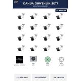 Dahua 16 Kameralı 2mp Güvenlik Kamera Seti Ip Poe Tak Çalıştır Bullet Dış Mekan 2tb ~11 Gün Kayıt