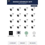 Dahua 16 Kameralı 4mp Güvenlik Kamera Seti 4mp Ip Poe Starlight Bullet Dış Mekan 4tb ~13 Gün Kayıt
