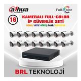 Dahua 16 Kameralı Full Color İp Güvenlik Kamera Seti
