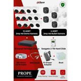 Dahua 16 Kameralı Full HD Profesyonel Güvenlik Sistemi | Gece Görüşlü Komple Kamera Seti + DVR Kayıt Cihazı PG-DH16C00001HD-FL216ST - Beyaz